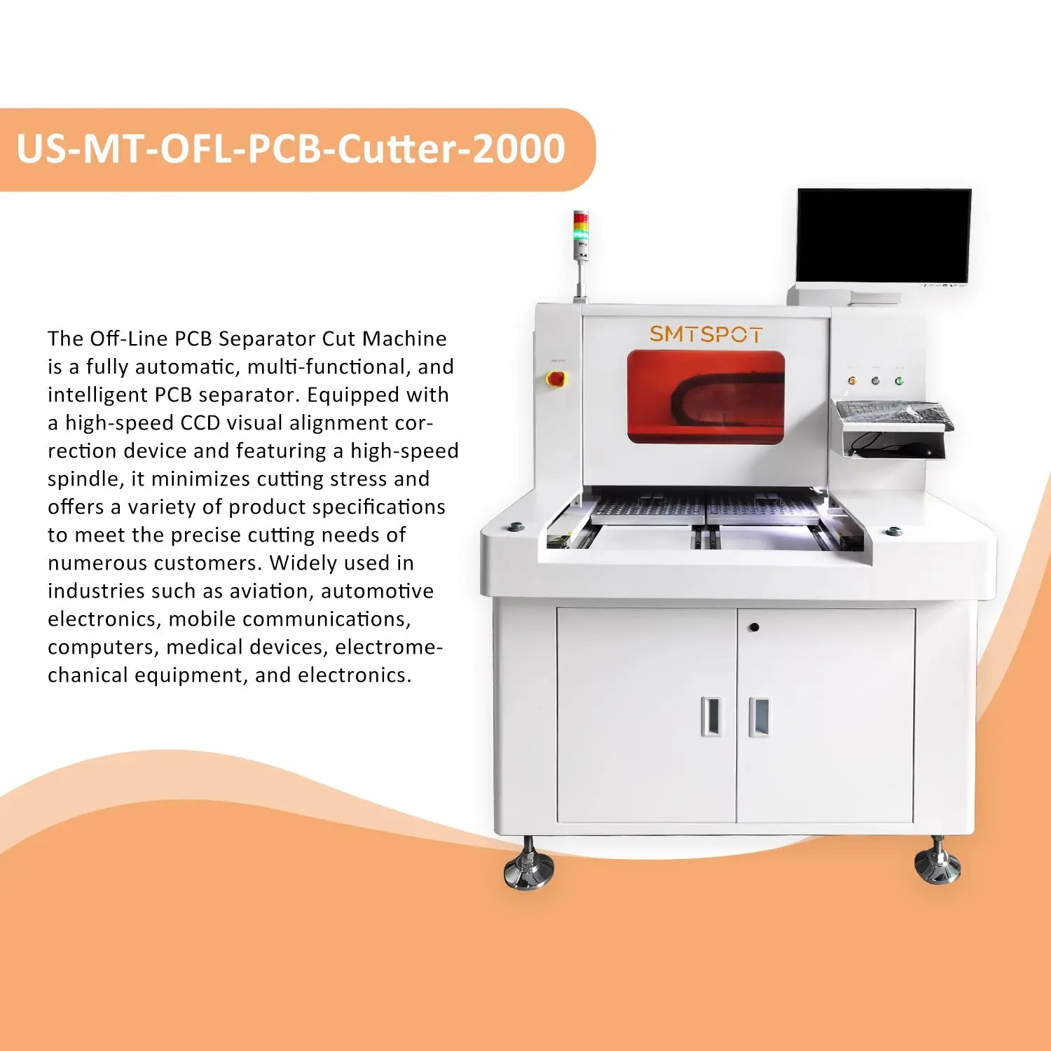 Pcb Separation Insert Full Automated Off-Line PCB Separator Cutting Machine – SMTSPOT