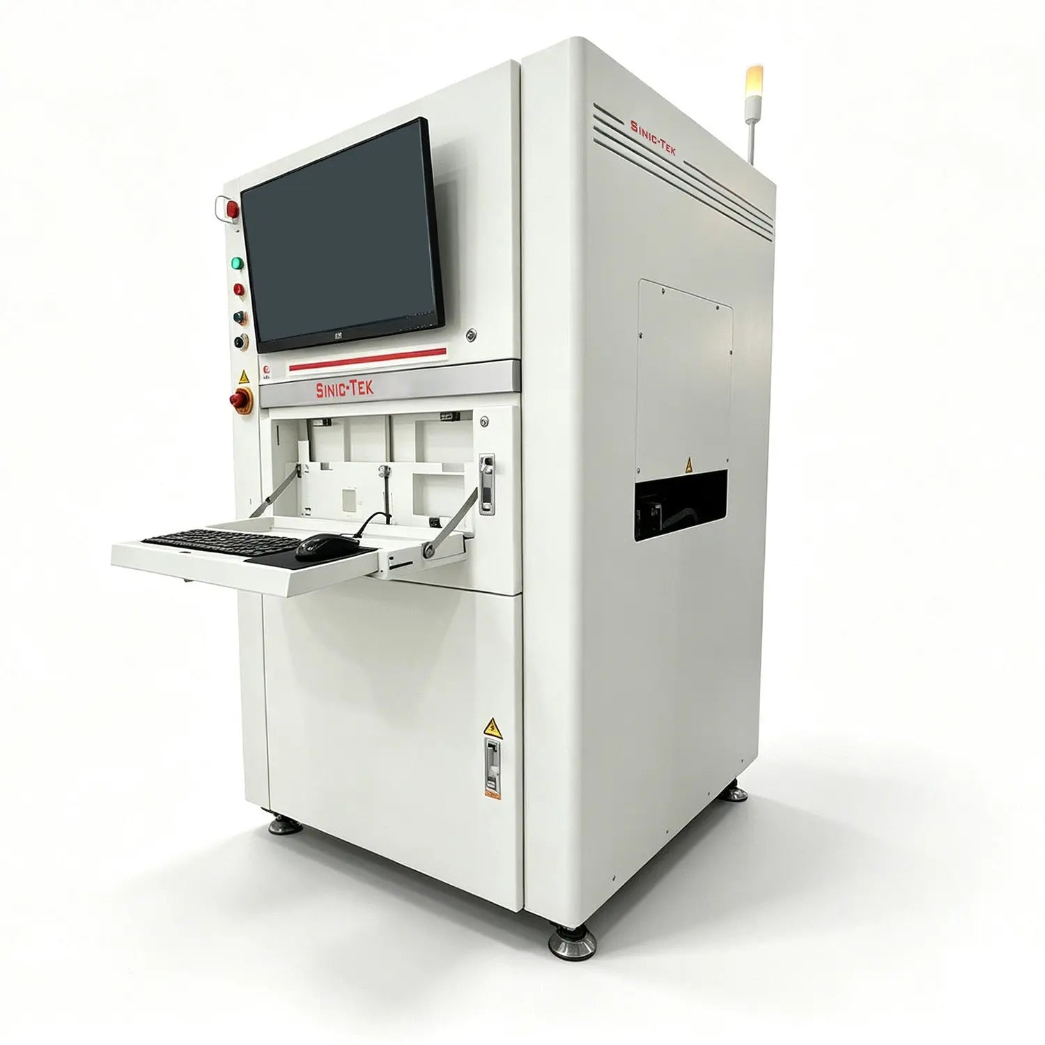 Side View of High-Precision 3D AOI Machine with PMP Imaging Technology