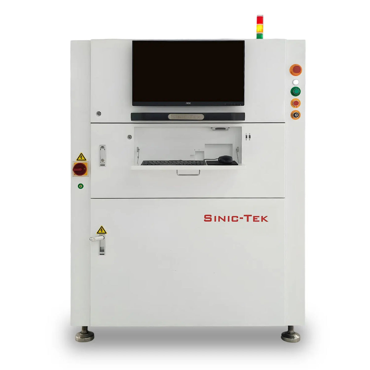 Front View of Automated 3D Solder Paste Inspection SPI Machine for SMT PCB Inspection