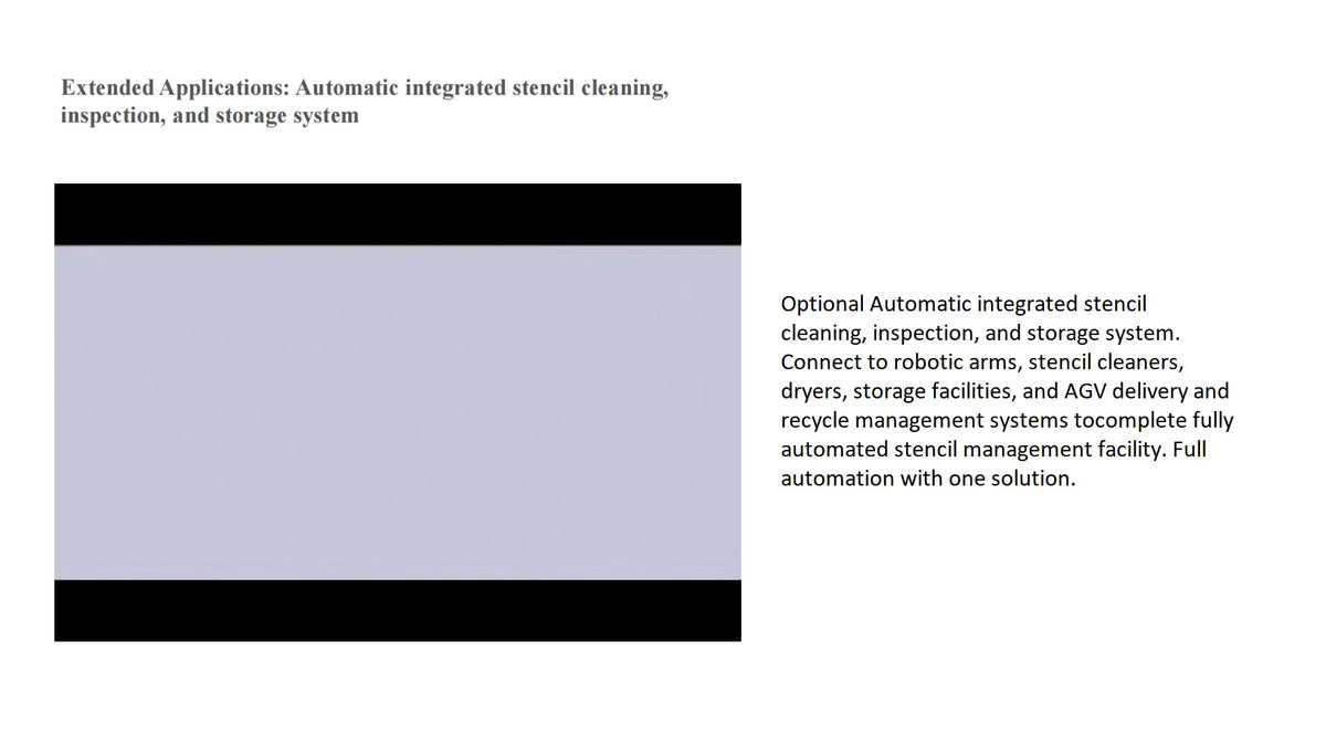 Automatic Stencil Inspection Machine Intelligent Stencil/Scraper Management System SMTSPOT