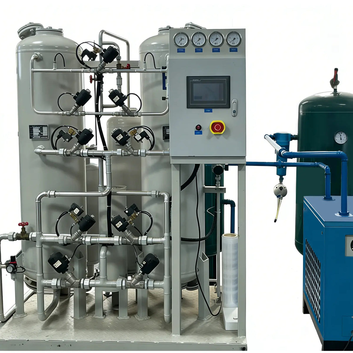 High-Purity PSA Nitrogen Generator, 5-90 m³/h, Adjustable Pressure & Flow SMTSPOT