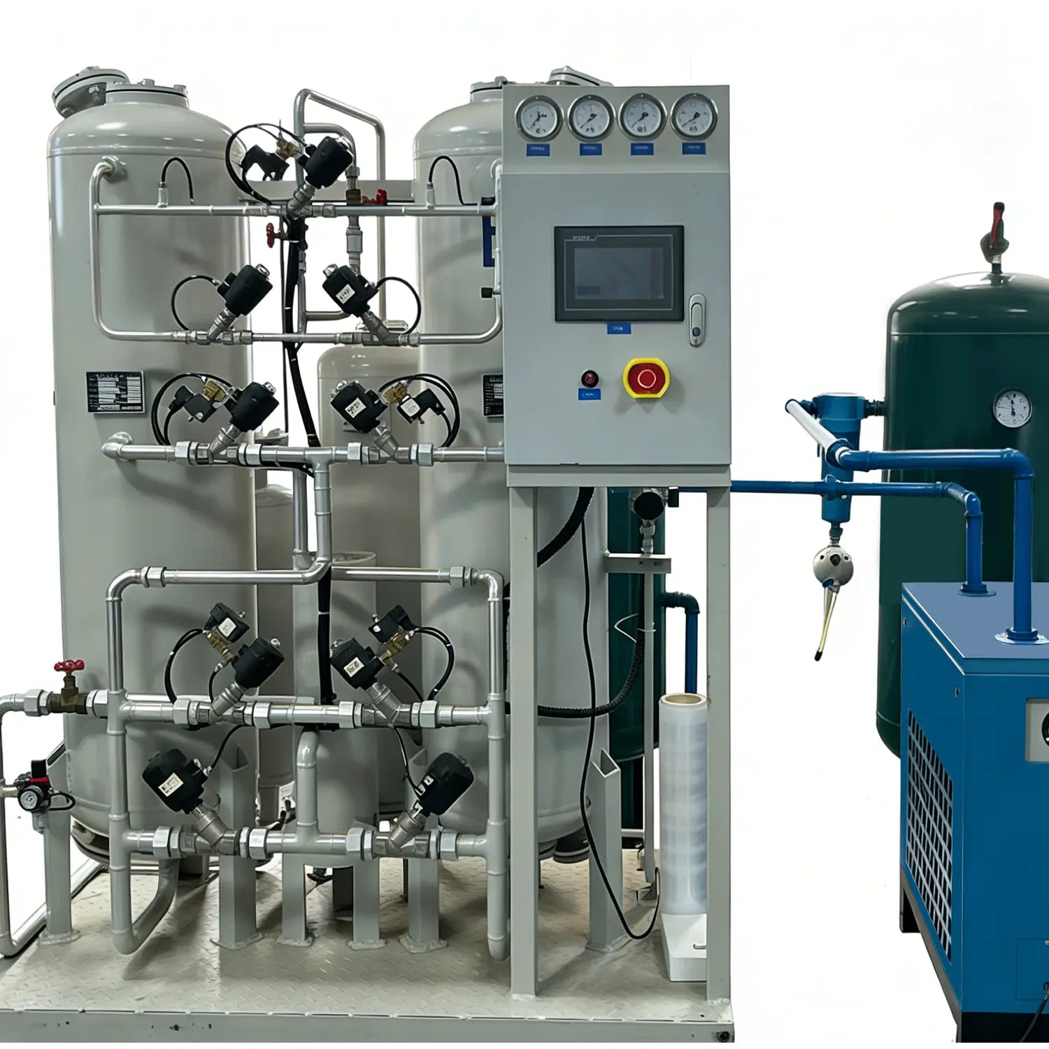 High-Purity PSA Nitrogen Generator, 5-90 m³/h, Adjustable Pressure & Flow SMTSPOT