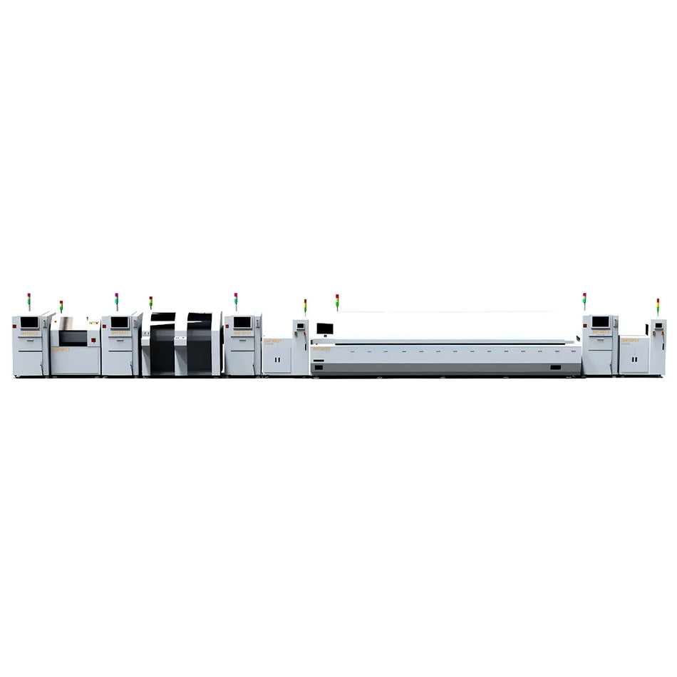 High Speed Semi-auto SMT PCB Assembly Production Line SMTSPOT